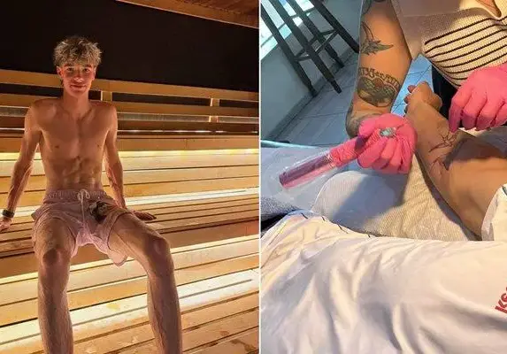 Никола Цолов шокира с новия си стил и татуировки в София!