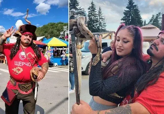 Джак Спароу в България! Щерю от Пещера шашка с питон и изненада за Галена!