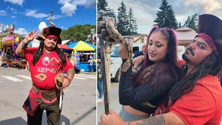 Джак Спароу в България! Щерю от Пещера шашка с питон и изненада за Галена!