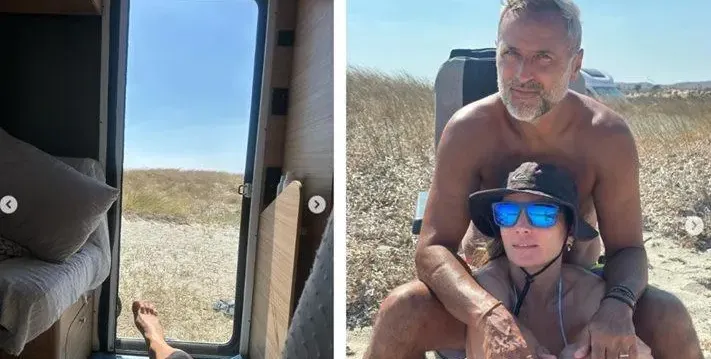 Теодора Духовникова без лак и сутиен на морето