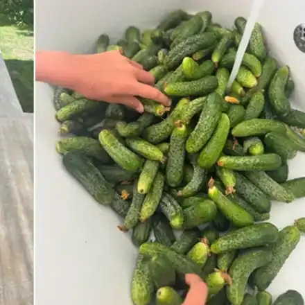 Вики Терзийска прави зимнина по бански