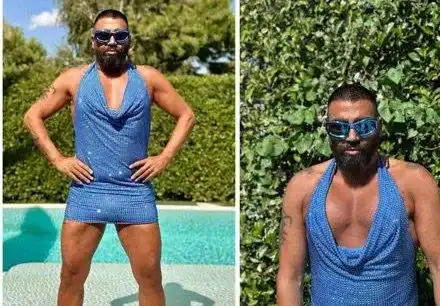 Защо Азис се напъха в роклята на Емануела?  (ВИДЕО)