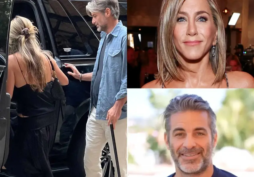 Дженифър Анистън обладана от „дядка“ с бастун!