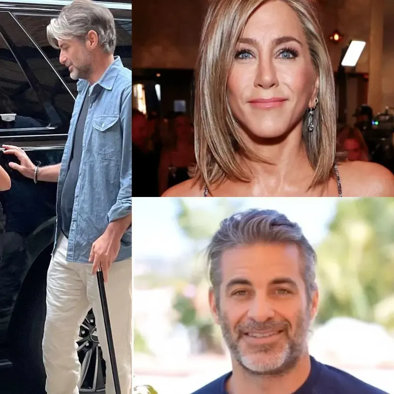 Дженифър Анистън обладана от „дядка“ с бастун!