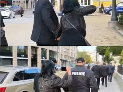 Скандал в София: Охраната на Радев блъска репортерка! (ВИДЕО)