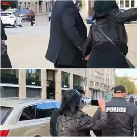 Скандал в София: Охраната на Радев блъска репортерка! (ВИДЕО)