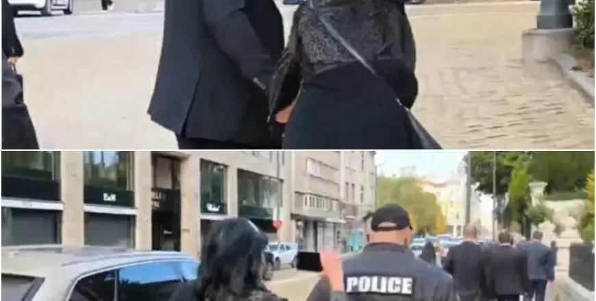 Скандал в София: Охраната на Радев блъска репортерка! (ВИДЕО)