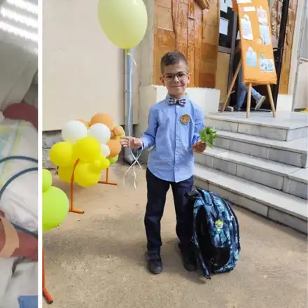 Момчил: Чудото, родено с 850 грама, вече е първокласник!