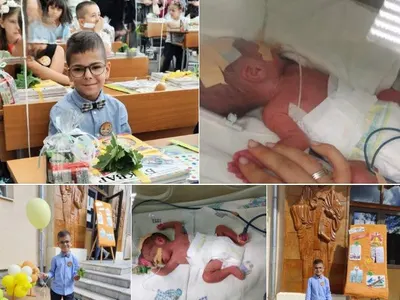 Момчил: Чудото, родено с 850 грама, вече е първокласник!