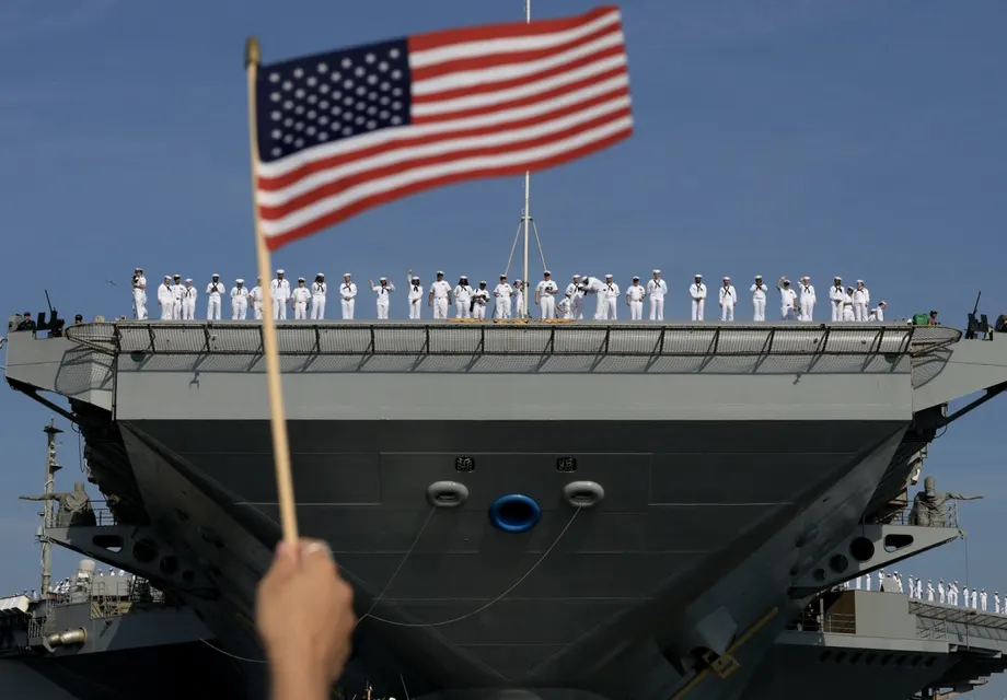 Гигантът USS Gerald R. Ford акостира в Хърватия – шок и изненади!