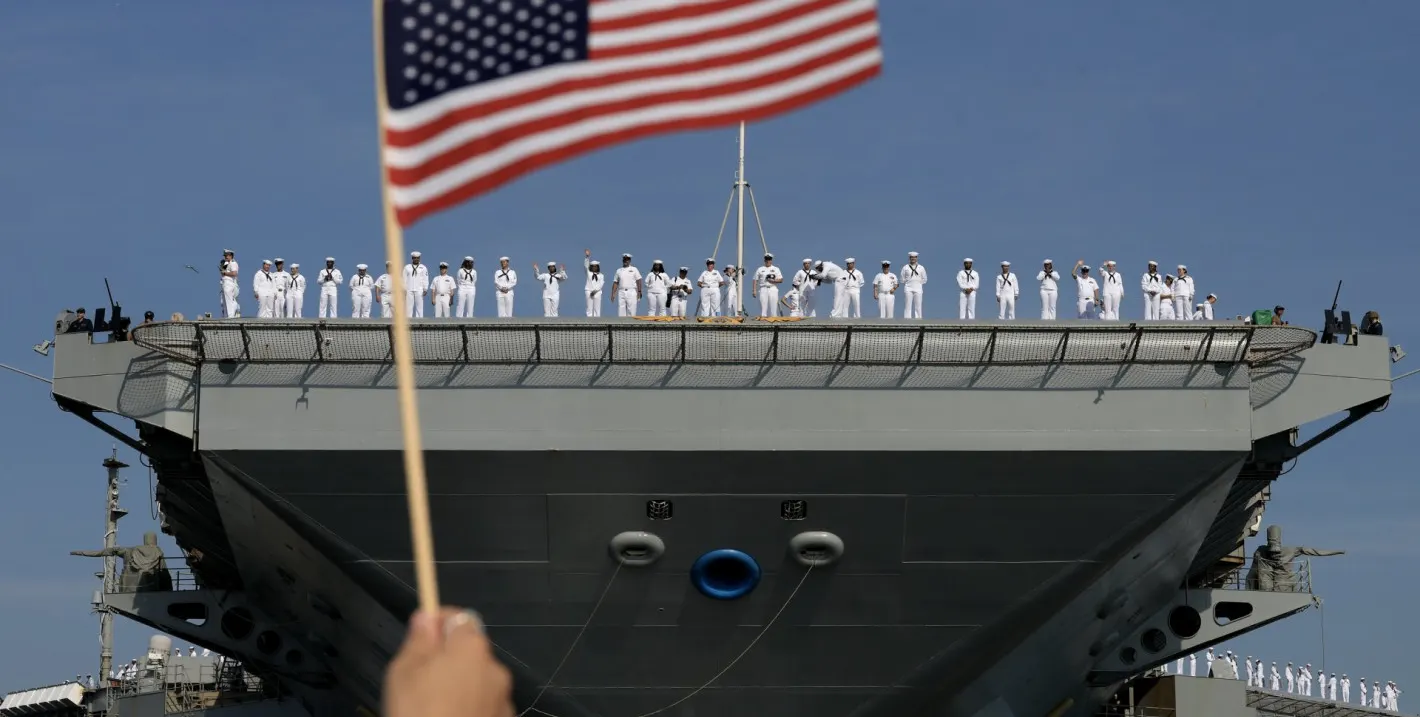 Гигантът USS Gerald R. Ford акостира в Хърватия – шок и изненади!