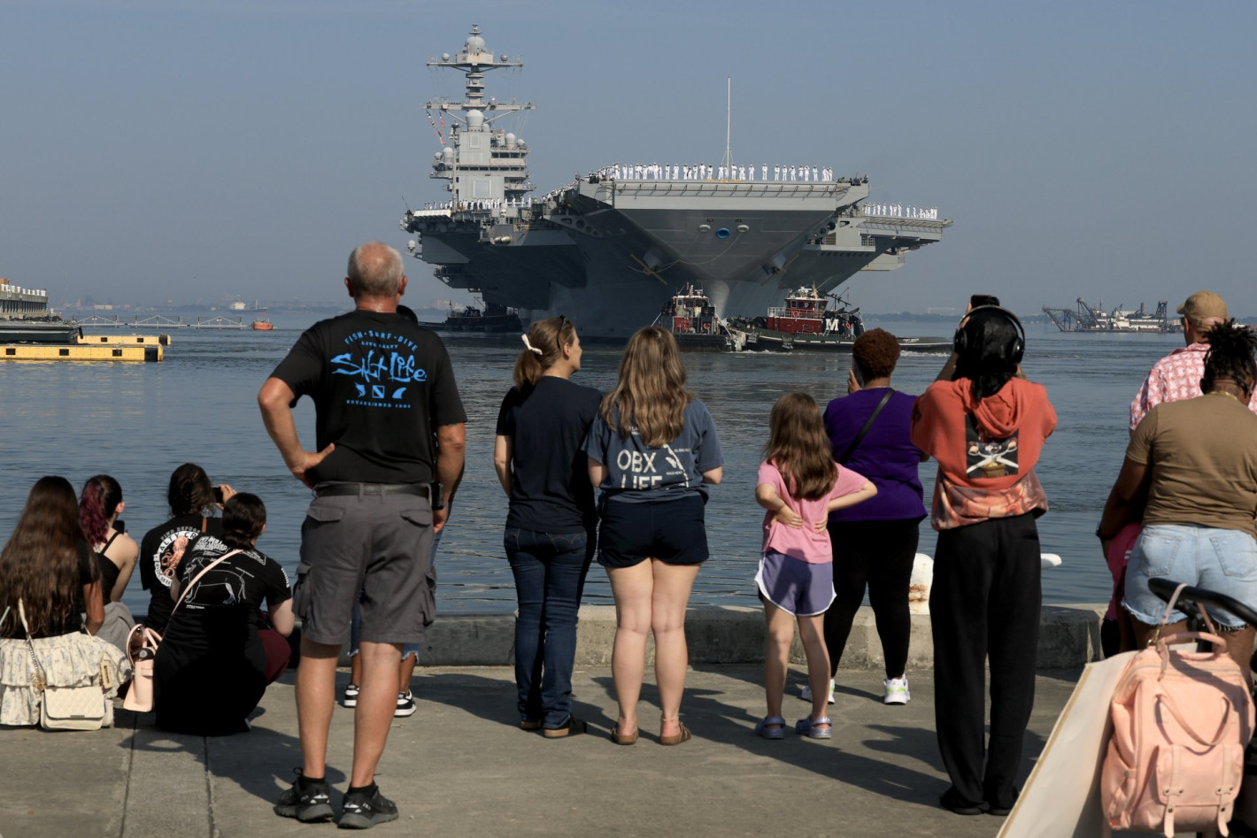 Гигантът USS Gerald R. Ford акостира в Хърватия – шок и изненади!