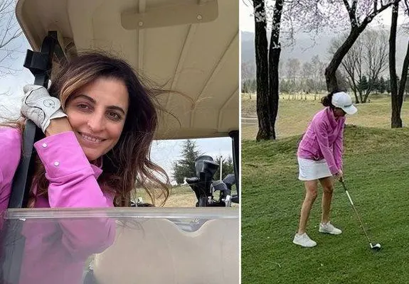 Шок! Нина Николина пострада на голф игрище!