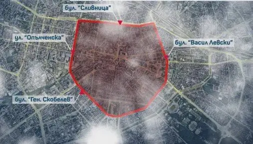 Разширяват от 1 декември района в София, забранен за замърсяващи коли