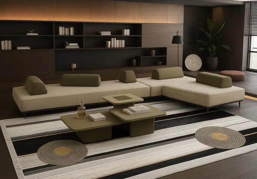 SuperMebeli: Златният акцент в интериора! Виж килимите за хол, които придават класа