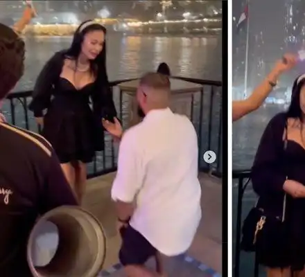 Бременна брадърка се сгоди в Дубай