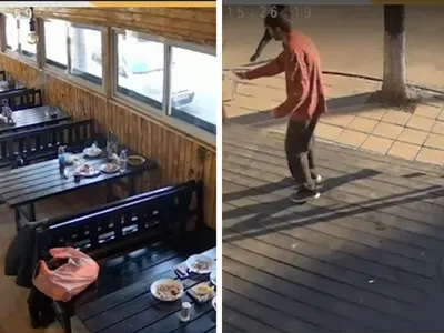 Шок! Психично болен мъж вилня с нож в столичен ресторант!