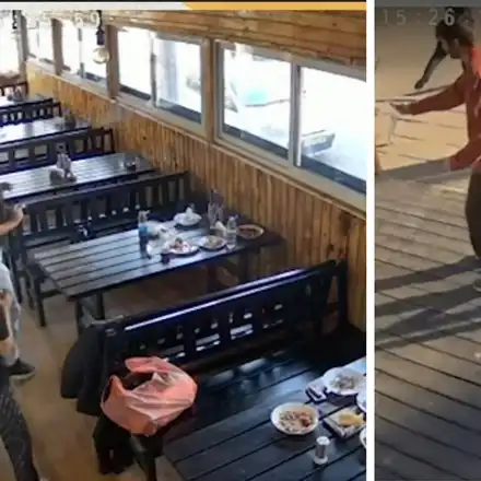 Шок! Психично болен мъж вилня с нож в столичен ресторант!