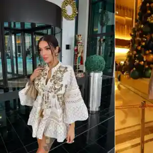 Диона шокира с горещи снимки от Дубай за Коледа!