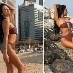 Шок! Бонбонова открива себе си в пустинята!