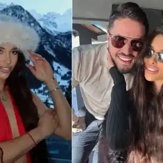 Гаджето на Карлос Насар пръска сексапил в Алпите (СНИМКИ)