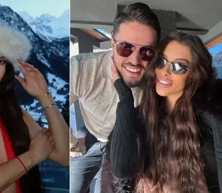 Гаджето на Карлос Насар пръска сексапил в Алпите (СНИМКИ)