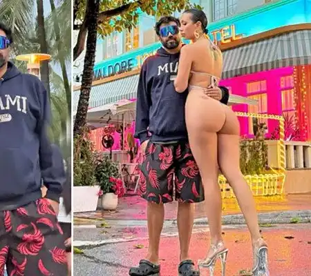 ИЗВР@ТЕНО: Голата Атижа клекна пред Азис за свирка! (на косъм да ги закопчеят в Маями – ШОК КАДРИ)