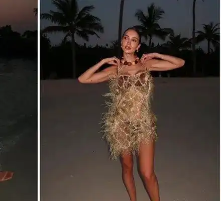 Алекс Богданска взриви социалните мрежи с рокля на Малдивите!