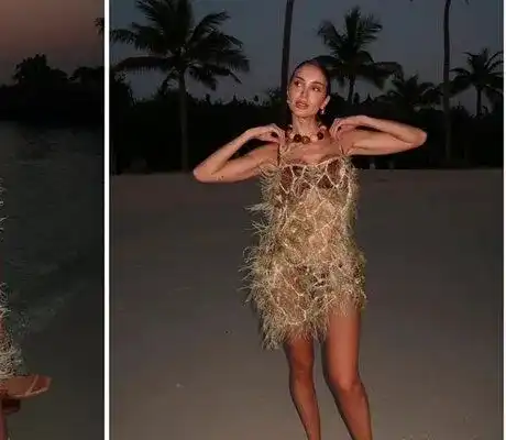 Алекс Богданска взриви социалните мрежи с рокля на Малдивите!