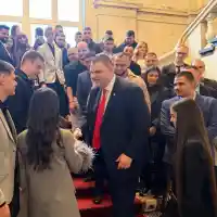 Делян Пеевски, лидер на ДПС и ПГ на ДПС-НОВО НАЧАЛО се срещна с младежи от Пазарджик