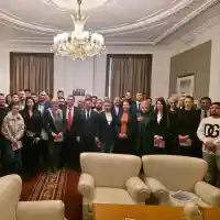 Делян Пеевски, лидер на ДПС и ПГ на ДПС-НОВО НАЧАЛО се срещна с младежи от Ямбол