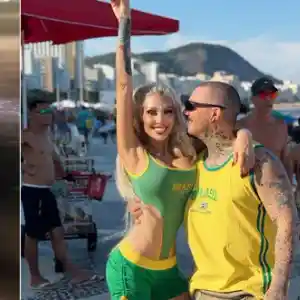 Скандална трансформация: Джулиана Гани в Рио като Аватар!