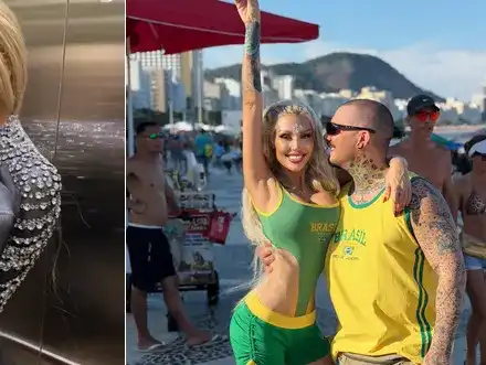 Скандална трансформация: Джулиана Гани в Рио като Аватар!