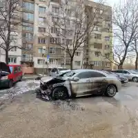 Шок! Неправилно паркирана кола запалена в Люлин!