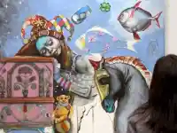 Шок! Двете музи на Калин Терзийски заедно на изложба в София!