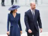 Кейт Мидълтън впечатли в елегантно синьо на Деня на Британската общност редом до принц Уилям (снимки)