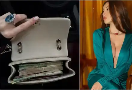 Санта Китана шокира с пачки в чантата си!