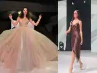 Шок! Дъщерята на Биляна Йотовска дефилира по бельо в София!