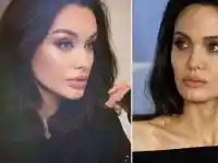 Шок! Анджелина Джоли с двойничка на червения килим?