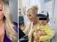Камелия гласува с детето