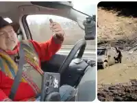 Ути Бъчваров на косъм от смъртта в блато край Разград