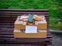 Великденско чудо в София: Безплатни козунаци на пейка!