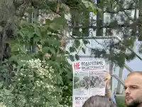 Жители на "Младост" отново излязоха на протест срещу небостъргача, затвориха булеварда (снимки)