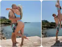 Страстите на плажа: Илиян Събков и Деси Трифонова в гореща ситуация!