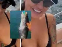 Деси Цонева шокира с татуировка докато лови сомове!