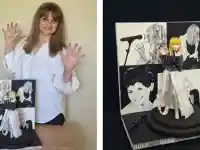 Лили Иванова оживя в захар! Шокираща творба на Диана Димитрова!