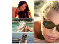 Скандал! Попфолк певици се съблякоха голи на плажа!
