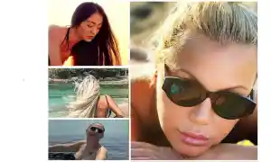 Скандал! Попфолк певици се съблякоха голи на плажа!