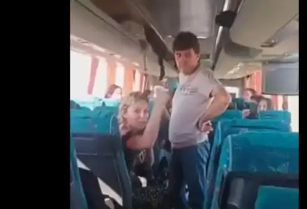 Скандал в автобуса: Рая Пеева и шофьорът на автобуса в жесток сблъсък!