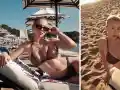 Симона в гореща фотосесия на плажа: Скандалът е на ход!